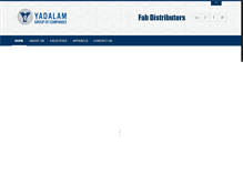 Tablet Screenshot of fabdistributors.com